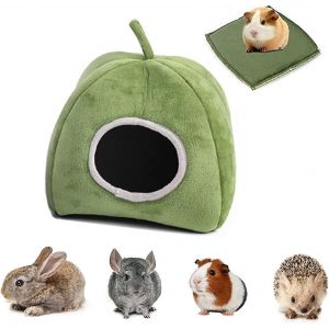 (Vert) De Hamster Maison, Cochon De Guinée De La Maison, De L'hiver Au Chaud Hamster Lit, Cochon De Guinée Lit, Avec Anneau De Suspension, Pour Les Hamsters, Chinchillas, Cobayes, Des Petits Animaux - Neuf