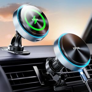 Tianyi-Magsafe Support De Téléphone Portable Pour Voiture 15 W Avec Fonction De Charge, Compatible Avec Chargeur Magsafe, Support De Téléphone Portable, Aimant Sans Fil, Pour Iphone 15/14/13/12.. - Neuf