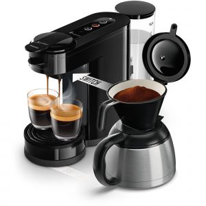 Machine &agrave; caf&eacute; 2 en 1 Philips Senseo Switch HD6592 noire - caf&eacute; en dosettes et cafeti&egrave;re filtre - Neuf
