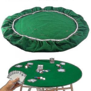 Nappe &eacute;lastique pour table de jeu de poker ou de bridge (36 &agrave; 48 pouces) - Accessoires de jeu CHUNC - Neuf
