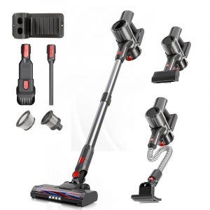 PSVC2302-6G2 &ndash; Aspirateur sans fil puissant, portable, pour toit, canap&eacute;, tapis, rideaux, matelas, etc. 6 piles &ndash; Nettoyage des poils des animaux de compagnie &ndash; &Eacute;limination des acariens &ndash; Pression d - Neuf