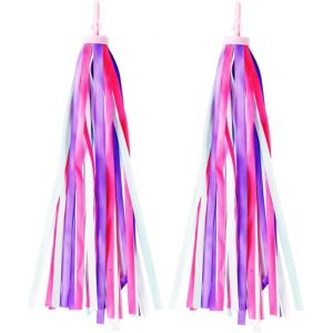 Ruban Pour Vélo Guidon D¿Enfant,1 Paire Scooter Streamer Enfants Cyclisme Coloré Gland Ruban Vélo Guidon Streamer Balance Vélo Décoratif Gland Pour Guidon De Vélo Enfants Vélo Banderoles Glands - Neuf