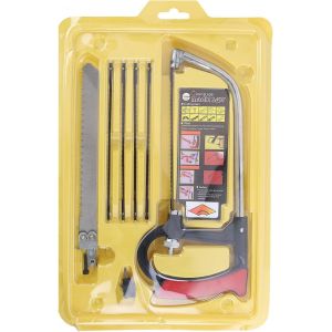 Ensemble De Scie &Agrave; M&eacute;taux Mini Scie &Agrave; Main Bois Set Avec Hss Lames Scie En Acier Scies &Agrave; Main Multifonctions En M&eacute;tal Pour M&eacute;tal Verre Carrelage Bois,Scie Sauteuse, Scie &Agrave; Branches, Scie &Agrave; Main - Neuf