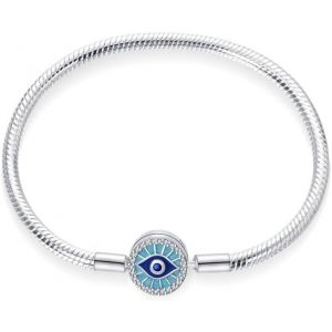 Eryi-Bracelet Pour Femme Pandora Charms Avec Fermoir C?ur En Argent 925,Bijoux Femme Cadeaux Noël Femme Anniversaire Fête Des Mères - Neuf