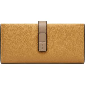 Femme Portefeuilles Longue Mode Porte-Monnaie Pu Porte-Cartes De Crédit Portefeuille Jaune - Neuf