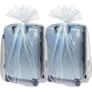 Nzqaf-Lot De 10 Grands Sacs De Rangement En Plastique Transparent Pour Bagages, Valise, Meubles, Couettes, Chaises, Vélos Pour Enfants, Jouets En Peluche - 80 X 120 Cm - Neuf