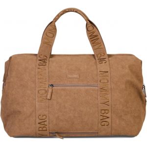 Asfasfq-Childhome, Mommy Bag, Sac À Langer, Maternité, Sac Voyage, Grande Contenance 58l,Tapis À Langer, Bandoulière Ajustable, Compartimenté, Poche Isotherme, Passage Pour Valise, Matière Suède, Noi - Neuf