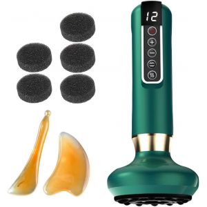 Ventouse Électrique 12 Vitesses Appareil De Massage Anti-Cellulite Avec Outils Auxiliaires, Chauffage À La Lumière Rouge, Ventouse Électrique, Appareil De Massage Pour Le Ventre, Le Cou, Les - Neuf