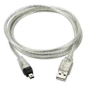 KALANKA-C&acirc;ble de donn&eacute;es USB FireWire IEEE 1394 HDV pour cam&eacute;scope Mini DV MiniDV pour &eacute;diter PC - Neuf