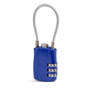 1 Pcs Valise Bleue Cadenas, Cadenas De Combinaison De Bagages, Verrouillage - Neuf