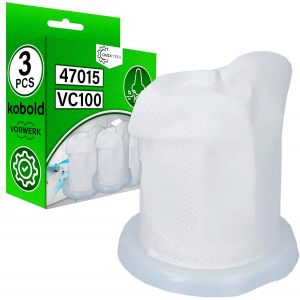 SUBZONAL-3 Pièces Filtre Aspirateur à Saletés pour Vorwerk Kobold VC100 - Garantie 5 ans - - Neuf