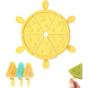 Eryi-Lot De 6 Moules À Glace En Forme De Fromage, Empilables Et Réutilisables, Pour Glaces À Faire Soi-Même - Neuf