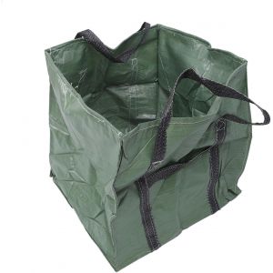 CHECARZHN--NO1-Sac À Feuilles Pliables Extérieur, Sac À Ordures De Jardin Résistant À L'Eau Avec Poignées De Transport Renforcées, Sacs Poubelles Pliables Plus Grande Capacité Pour Débris De Pelouse, - Neuf