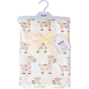 Tianyi-Couverture En Polaire Douce ¿ 75 X 100 Cm ¿ Pour Nouveau-Né, Fille, Garçon, Nourrisson (Beige) - Neuf