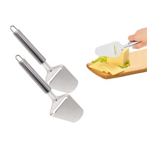 Ensemble De 2 Trancheuses &Agrave; Fromage En Acier Inoxydable - Coupe-Fromage Manuel Pour Une D&eacute;coupe Pr&eacute;cise - Neuf