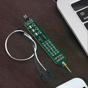 Analyseur d'impulsions logiques Sonde de détection 5V 33V Carte d'apprentissage pratique et rapide Testeur logique Testeur de niveau de stylo avec ligne - Neuf