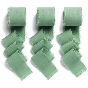Kal-Ruban Large Eucalyptus Vert Ruban Cadeau Mariage Ruban Décoration Ruban Bricolage 38mm Bouquet Ruban Cadeau - Neuf