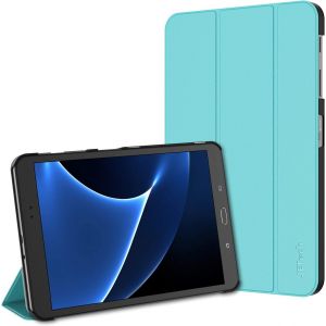 LORANKA-&Eacute;tui Compatible avec Samsung Galaxy Tab A 10,1 2016 (T580/T585, Pas pour Le Mod&egrave;le 2019), Housse Coque avec Support Fonction et Veille/R&eacute;veil Automatique (Bleu) - Neuf