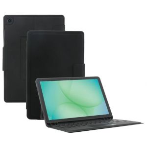 Mobilis C2 - Clavier et &eacute;tui (&eacute;tui folio) - d&eacute;tachable - avec pav&eacute; tactile - sans fil - Bluetooth - AZERTY - Fran&ccedil;ais - noir clavier, noir &eacute;tui - pour Samsung Galaxy Tab A11+, Tab A9+ - Neuf
