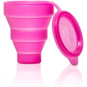 Kalanka-St&eacute;rilisateur Pour Coupe Menstruelle, St&eacute;rilisateur Pliable Pour Micro-Ondes En Silicone, Fabriqu&eacute; En Italie, R&eacute;cipient Pour Coupelles Menstruelles Pratique Et Pratique Pour Une Utilisation E - Neuf