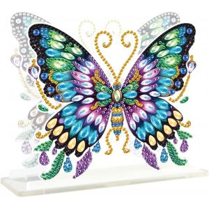 Eryi-Peinture Diamant Porte-Serviettes Pour 15 X15cm Distributeur De Serviettes Porte Serviette De Table Cuisine De Table Diamond Painting Porte Serviettes En Papier Pour Décorer Papillon - Neuf