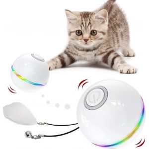 Jouets Pour Chats D'intérieur,Balle Jouet Interactive Pour Chat Avec Jouets Lumineux Led Pour Chats - Neuf