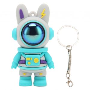 Cle USB 2.0 a motif de dessin anime, lapin de l'espace, interface Plug and Play, memoire haute vitesse, pour ordinateur portable, ordinateur de bureau, voiture, type 2, 16 Go - Neuf
