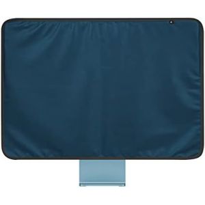 Housse anti-poussière pour Apple iMac (24 pouces), bleu, compatible avec les ordinateurs de bureau Apple iMac 24 pouces, housse de protection en cuir PU - Neuf