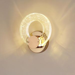 Appliques En Cristal Lampe Murale Appliques Led D'intérieur Style Moderne Applique Murale Dorér 3 Couleurs Pour Salle De Séjour,Salle De Bains,Chambre À Coucher,Chevet,Porche[Grandes] - Neuf