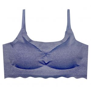 Soutien-Gorge De Sport Professionnel En Nylon Resistant Aux Chocs, Gilet De Yoga, Texture Douce, Sechage Rapide, Bleu, Taille M - Neuf