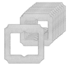 10pcs pour ecovacs winbot mini pièces de rechange lingettes chiffon de nettoyage,tampon de nettoyage en microfibre - Neuf