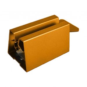 Presse-tubes de dentifrice, de teinture capillaire et de peinture, rouleau dore, taille S - Neuf