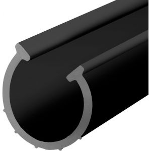 Joint d'Étanchéité pour Porte de Garage Noir,70x6 mm,SBD02,1,5 m - Neuf