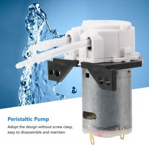 Pompe doseuse a tube peristaltique DIY pour analyse chimique en laboratoire d'aquarium (blanc 12 V 2 x 4) - Neuf