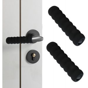 LETNERNY-Lot De 2 Butoirs De Poign&eacute;e De Porte - Protection Murale - Anti-Statique - En Mousse - Neuf