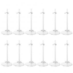 12Pcs Poupée Stand Figure Action Figure Affichage Organisateur Poupée Support Poupée Affichage Support Poupée Porte-Poupée - Neuf