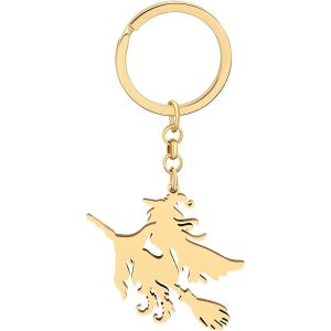 KAL-Porte-Clés Faucheuse Halloween Tête De Mort Skull Porte-Clés En Alliage De Zinc Porte-Monnaie Pour Femme Hommes Fille Cadeau - Neuf