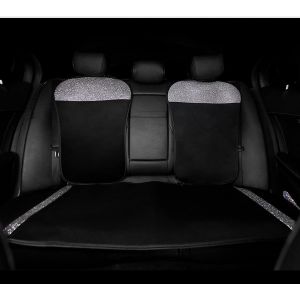 Housse De Siège Arrière Universelle Bling, Coussin De Banc Arrière, Ensemble De Tapis Avec - Neuf