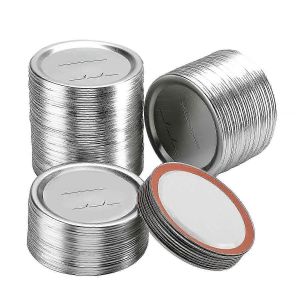 98 Count 70mm Couvercles De Cannage À Bouche Régulière Pour Couvercles De Cannage Ball Et Kerr - Split-Type Metal Mason Ja - Neuf