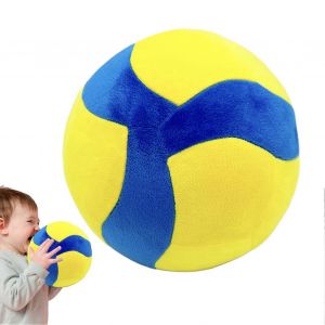 Peluche Volleyball, Poup&iquest;&iquest;E Volleyball En Peluche, Coussin Doux Et Calin, Accessoire D&iquest;&iquest;Coratif Pour Chambre D'enfants Et De Filles - Neuf