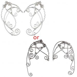 Nouveaut&eacute; Elfe Oreilles Poignets Boucles D'oreilles Clip-On Wing Tassel Filigree Fairy Wrap Boucles D'oreilles - Neuf