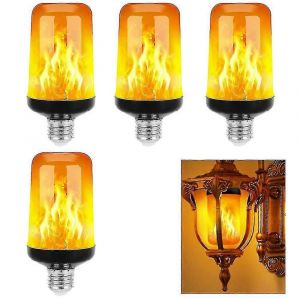 Ampoule À Flamme Led,Ampoules Scintillantes À 4 Modes,Ampoule À Flamme De Base E26/E27,Noël - Neuf