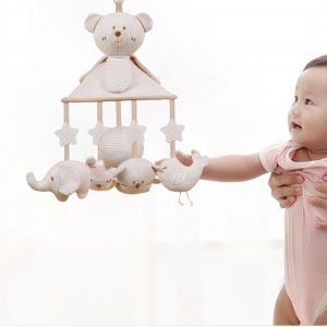 Mobile B&eacute;b&eacute; Pour Lit De B&eacute;b&eacute; - Aqsacokiya - L'ourson Pend Un Parapluie - Mobile De Berceau - Cadeaux Pour Nouveau - N&eacute; - Neuf