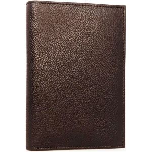 Grand Portefeuille Classique - Anti Piratage Rfid - Homme - Porte Carte Crédit Cb Monnaie Permis Conduire Carte Grise - En Cuir - Idéal Cadeau (Marron Foncé) - Neuf