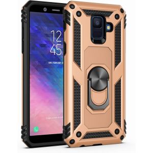 Kal-Coque Galaxy A6 Plus 2018/A605/J8 2018, [Antichoc Armor] Double Couche Hybride Ultra Armure Housse Étui De Protection Anti-Choc Bumper Cover Avec Stand Pour Galaxy A6 Plus 2018/A605/J8 2018 - Neuf