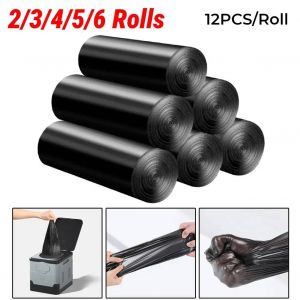 Sac Poubelle De Toilette De Camping,Sacs Poubelle Portables Biod&eacute;gradables Jetables Et Respectueux De L'Environnement Pour Camping P&ecirc;che Maison.3 Rolls. - Neuf