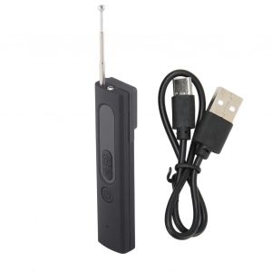 Detecteur de signal sans fil, 5 niveaux de sensibilite, forme de stylo precis, mini detecteur d'insectes pour appareil de suivi GPS, noir - Neuf
