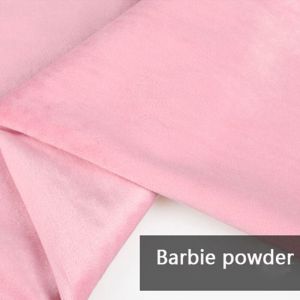 Tissu En Velours,14 Couleurs,Bricolage Pour La Couture De Vêtements Textiles De Maison,Housse De Coussin,Rideau De Canapé,Décoration De Fond En Velours - Type Barbie Powder-3m X 150cm #B - Neuf