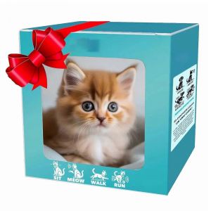 Jouet en peluche d'activite pour chat robot pour enfants - Neuf
