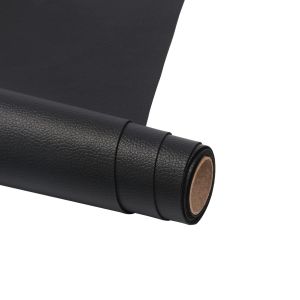 Patch De R&eacute;paration 150 X 40 Cm - Rouleau Adhesif Cuir Pu - Pour Canap&eacute;s, Sacs &Agrave; Main, Vestes, Si&egrave;ges De Voiture, Meubles En Cuir, R&eacute;novation - Noir - Neuf